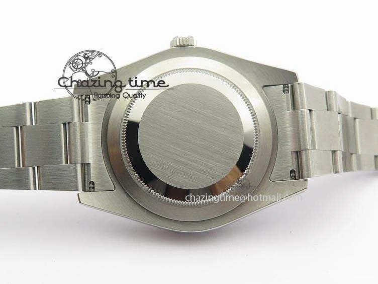 SS II 116334 On Sliver Sticks Dial Markers 41mm A3136 SS Gray Datejust Bracelet 0405